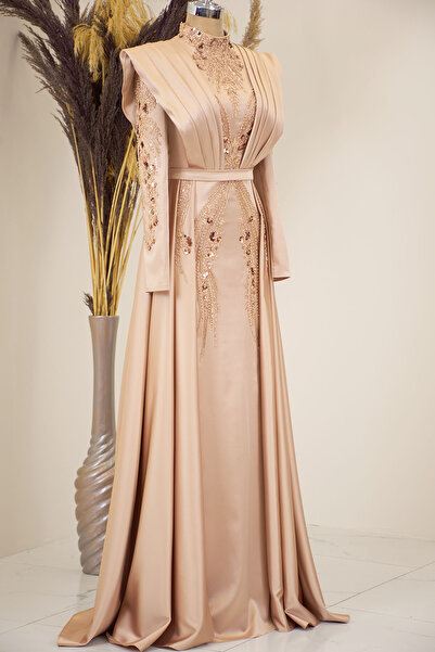 Surikka Βραδινό φόρεμα Miranda με κεντημένο με χάντρες