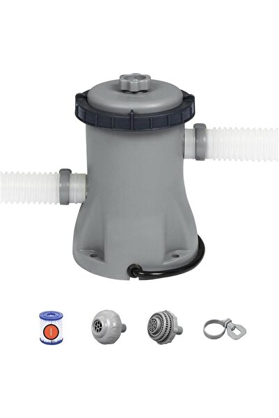 BESTWAY 58381 Havuz Filtresi Devir Daim Motoru İntex ve Bestway Uyumlu