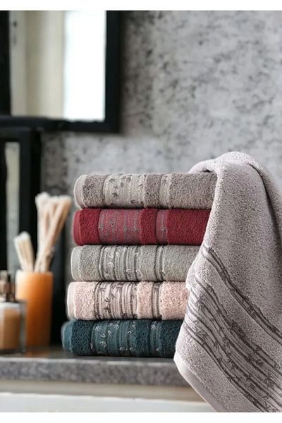 Pupilla Golden 6-Piece Hand-Face Towel 50x90 cm