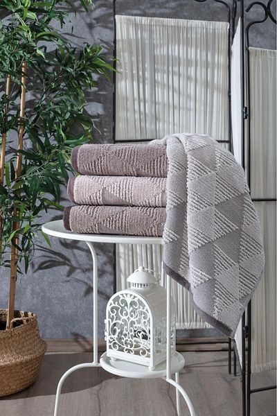 Pupilla Pyramid 4-Piece Hand-Face Towel 50x90 cm