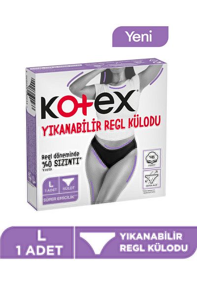 Kotex Washable Menstrual Panties Size L