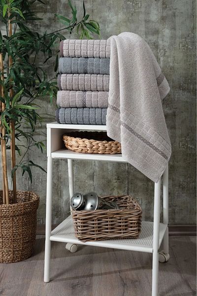 Pupilla Alya 6-Piece Hand-Face Towel 50x90 cm