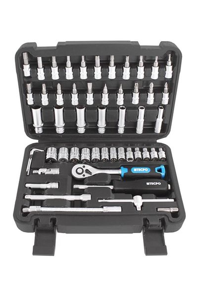 BRIO Socket Set 1/4 53 Pieces