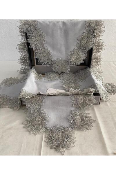 Vinezza Home Collection طقم غرفة معيشة مكون من 5 قطع - طاولة وطاولة كونسول من...