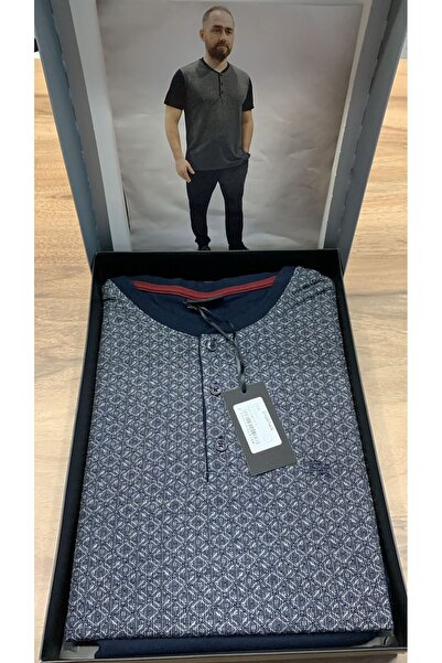 Pijalüx Чоловічий піжамний комплект з короткими рукавами - Jakarli, Pijalüx 2231