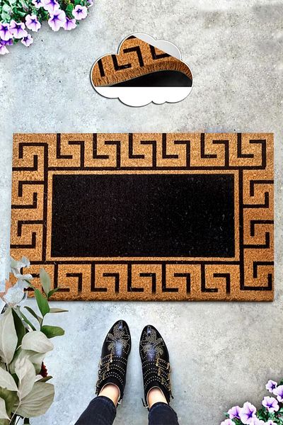 Chandler Home Lielupe Black Coco 40x60 Cm Door Mat