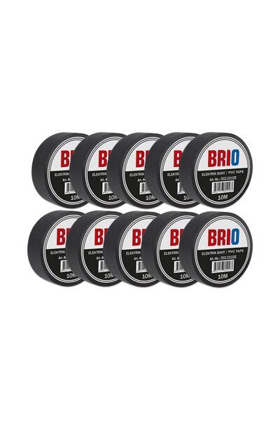 BRIO Elektrik Bantı 19mmx10m 10 Lu
