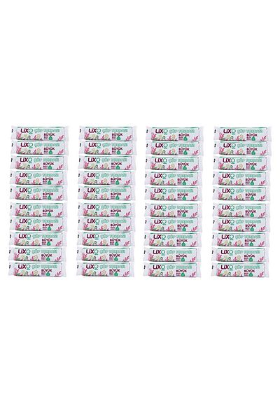 LİXOBAG Blue 50 Liter Large Size Garbage Bag - 10 Rolls X 40 Packs