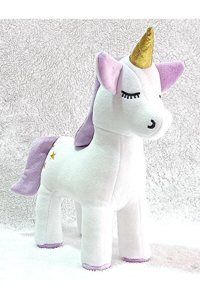 BaNaDa Oyuncak Uyku Arkadaşı Peluş Unicorn Figürlü Yastık 33 cm.