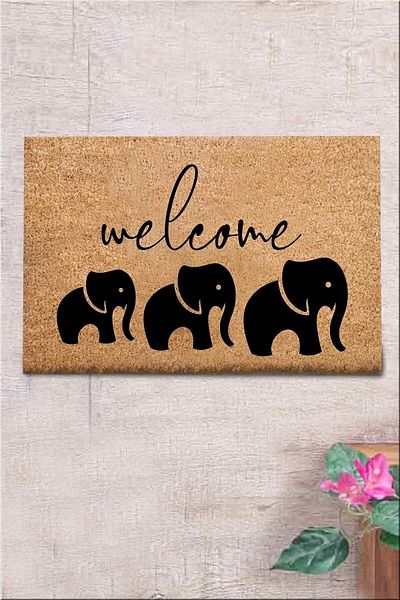 Chandler Home 40x60 Cm Chilik Brown Coco - Door Mat