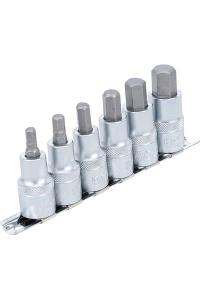 BGS Socket Set Allen (ALYAN) 1/2 6 Pieces 6-14 Mm