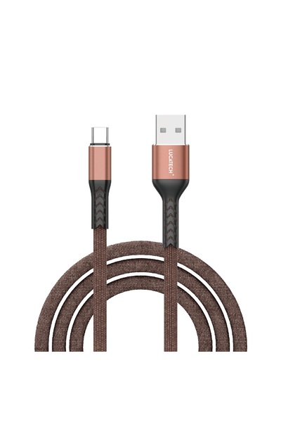 Lucatech iPhone 15 Plus uyumlu Örgülü Kırılmaz USB Type-c Hızlı Şarj Kablosu