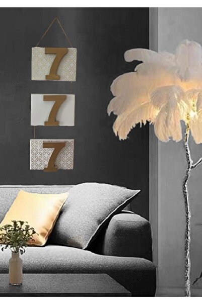 Mucizeler Benimle Tablo - Beyaz Gold Renk