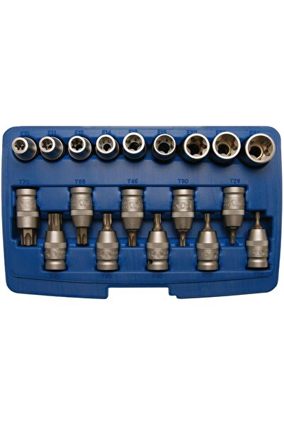 BGS Lokma Set Torx (TORK) 1/2 19 Parça (T20-T70 / E10-24)