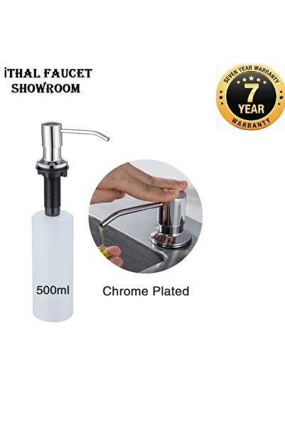 OEM Ankastre Sıvı Sabunluk Krom Mutfak Banyo Uyumlu Üstten Dolum Özelliği Ith...