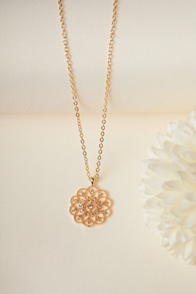 Elika Silver Kadın Yaşam Çiçeği Model Kolye