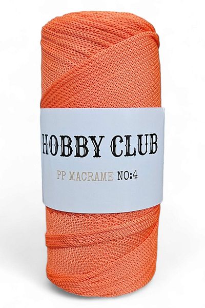 hobby club Premium 200 γραμμάρια Πολυεστέρας Μακραμέ Σχοινί Πορτοκάλι 120 2 Μm - 230 Μέτρα