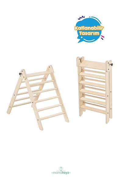 MAMATOYZ 18 Pikko Pikler Set - Slide and Climb Pikler, Slide and Climb