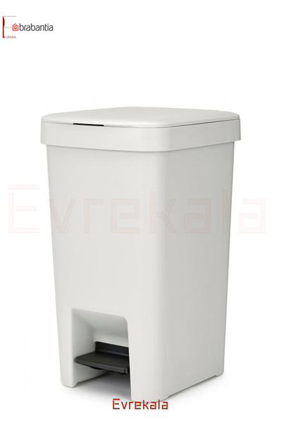 Brabantia Trash Can Brabantia Indoor and Outdoor Garden Waste Bin 16 Lt White