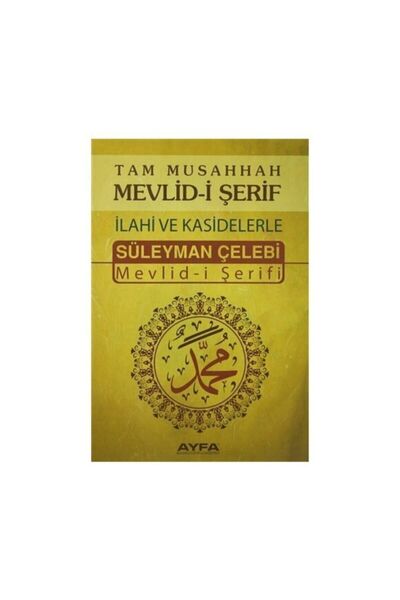 Ayfa Basın Yayın Tam Musahhah Mevlid I Şerif Ilahiler Ve Kasidelerle//süleyma...