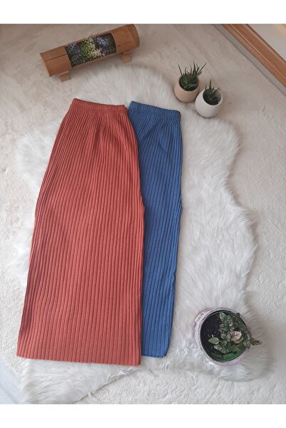 Afrali 2'Lİ  BÜYÜK BEDEN FİTİLLİ KUMAŞ RAHAT KAPRİ BOY PİJAMA