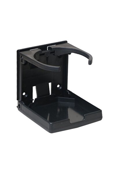 Genel Markalar Tekne Karavan Otomobil Bardak Tutucu Bardaklık Katlanır Siyah