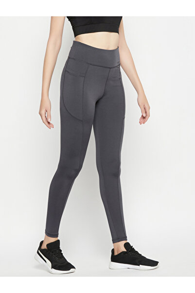 Clovia By Styli Reflective Print Panelled Active Tights