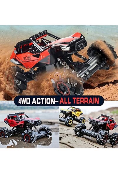 TRENDZONE Uzaktan Kumandalı Full Fonksiyon Şarjlı Yüksek Performanslı Off Road Arazi Arabası 27 cm