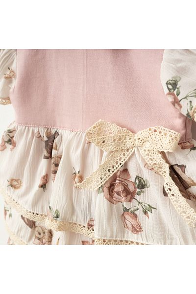 For My Baby Rochie pentru bebeluși cu mânecă scurtă cu guler Fou Baby
