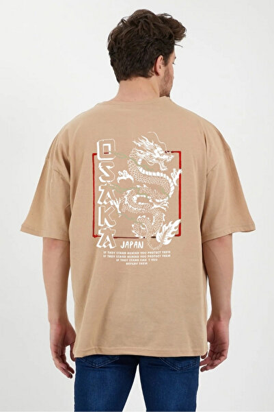 oneagılyazı تي شيرت أوساكا مطبوع للجنسين مقاس كبير