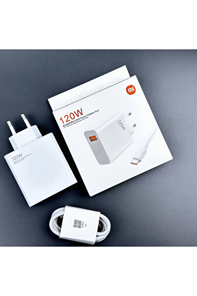 Xiaomi 120W GaN USB Turbo Hızlı Şarj Cihazı Başlık + 6a Kablo