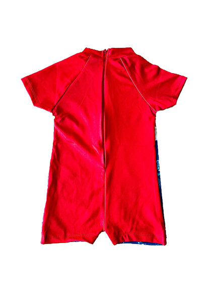 SML Tekstil Spiderman Themed Red Children's Spider Swimming Set