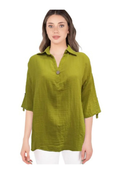 CEBECİ TİCARET KADIN BLUZ OTANTİK PAMUKLU TERLETMEZ