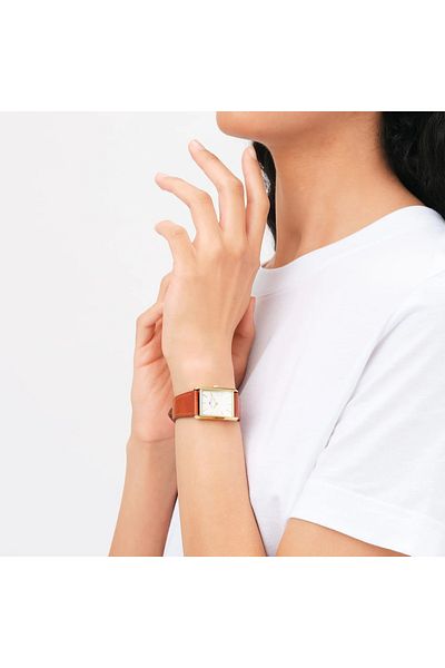 Daniel Wellington Bound Dame Uhr Braun DW00100696