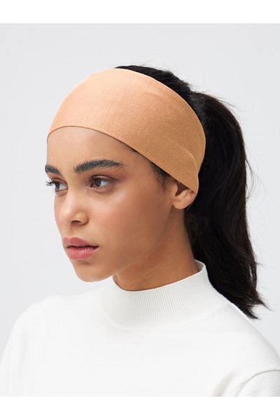Femple Modest Beach Beige Hijab Bandana - Bandana Bonnet