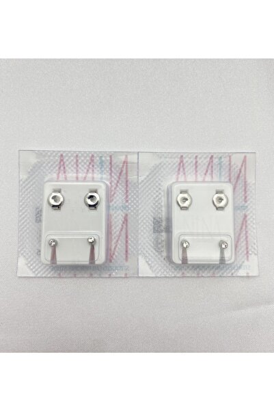 elittrendshop Mini Boy Steril Kulak Tragus Kıkırdak Burun Delme Küpesi 2 Çift Nina Crystal Günlük Kullanıma Uygun