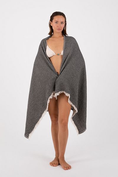 Dokubba Muslin Peshtemal - Πετσέτα θαλάσσης 90x180cm, βαμβακερή και πλυμένη μαλακή Peshtemal