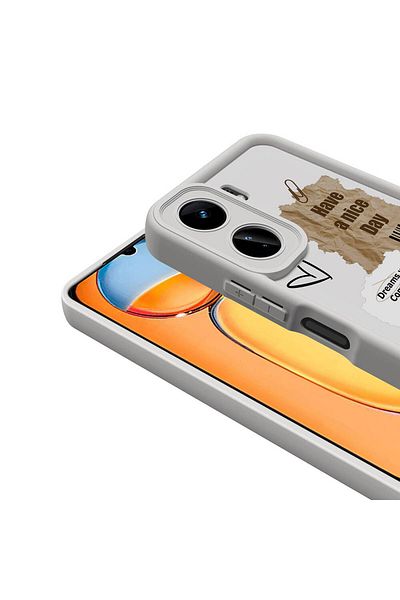 Rivor حافظة لهاتف Xiaomi Redmi 13C&Poco C65 بتصميم أنيق مع غطاء خلفي مطبوع لحماية الكاميرا