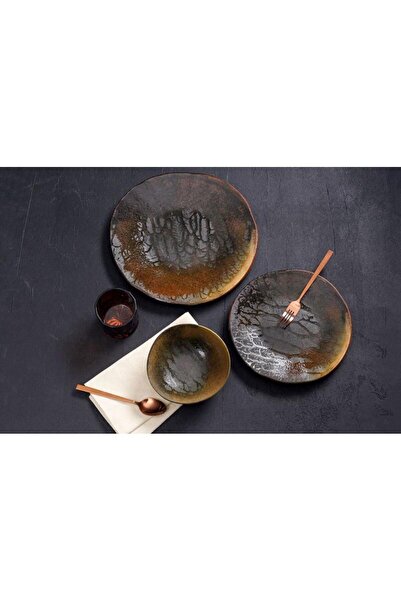 Porland Stoneware Genesis 12 Parça 4 Kişilik Yemek Takımı