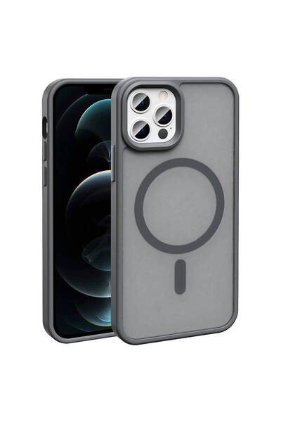 Rivor Apple iPhone 12 Pro İçin Kılıf Kamera Yükseltili Magsafe Şarj Özellikli...