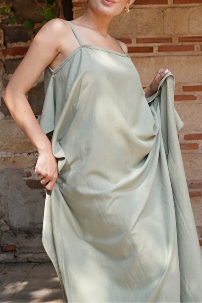 Suziş KADIN ASKILI ELBİSE STANDART BEDEN 3195