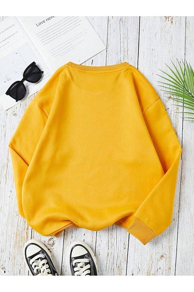 DAXİS Sportwear Company Nyomtatás nélküli, nagy nyakú, nagyméretű uniszex pulóver DAXİS Sportwear Company