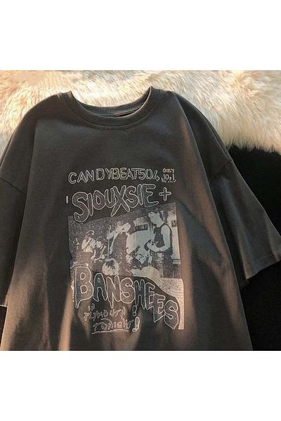 Köstebek T-shirt Ars Siouxsie And The Banshees Unisex Smoked