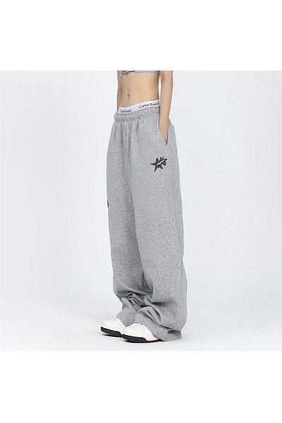 Köstebek Γκρι φούτερ σε στυλ Harajuku Streetwear