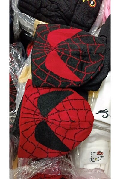 Köstebek Spider Web Unisex Red Beret