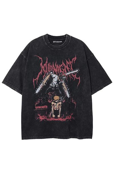 Köstebek Anime Chainsaw Man - Denji In Darkness (unisex) tričko s krátkým rukávem