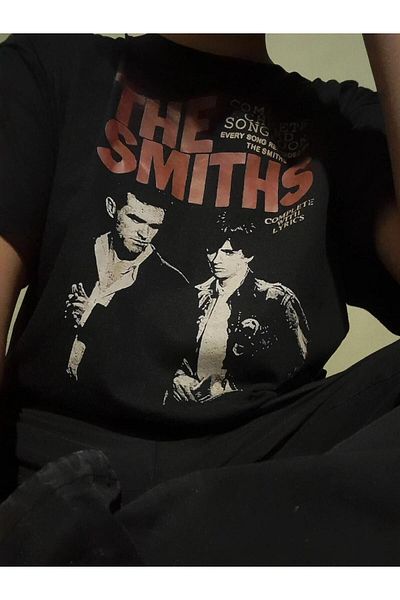 Köstebek The Smiths Μαύρο Unisex κοντομάνικο μπλουζάκι