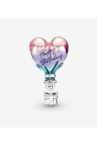 Lines Bijuteri Doğum Günün Kutlu Olsun Sıcak Hava Balonu Charm'ı