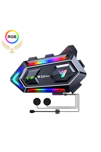CROW'S TECH 2 Telefon Bağlantılı Su Geçirmez RGB Aydınlatma Motosiklet Kask I...