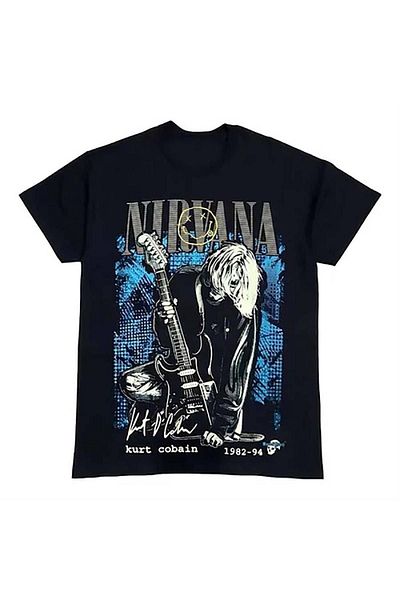 Köstebek Černé unisex tričko Ars Nirvana Kurt Cobain